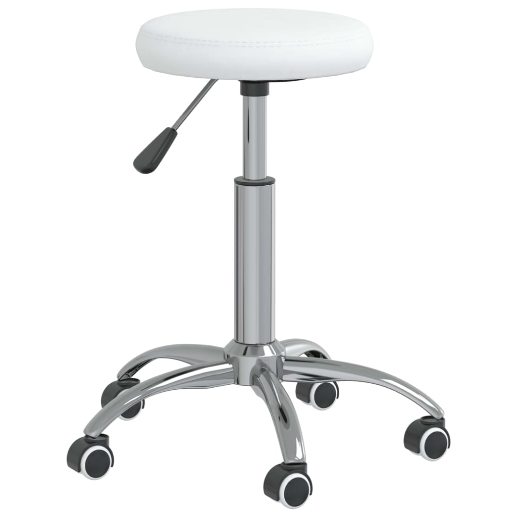 Vidaxl Massage Stool Artificial Leather White