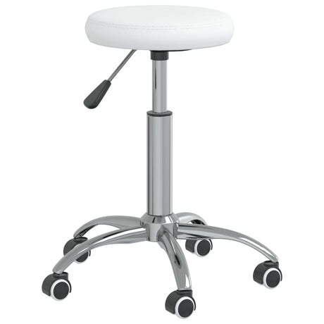 Vidaxl Massage Stool Artificial Leather White