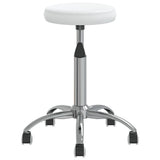 Vidaxl Massage Stool Artificial Leather White