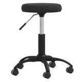 Vidaxl Massage Stool Velvet Black