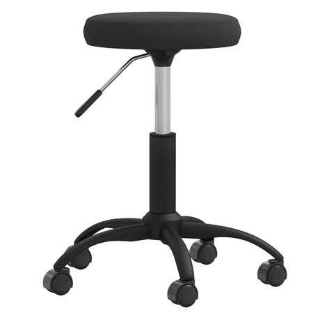 Vidaxl Massage Stool Velvet Black
