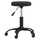 Vidaxl Massage Stool Velvet Black
