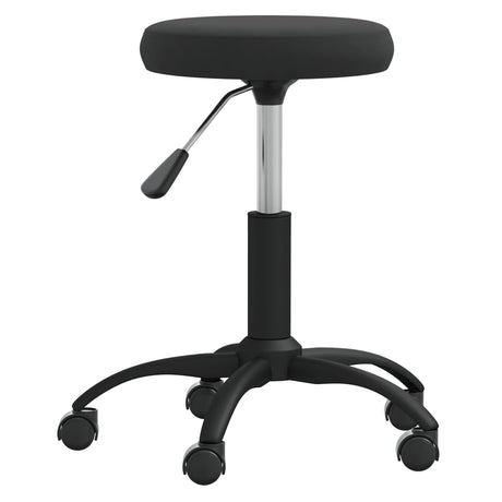Vidaxl Massage Stool Velvet Black