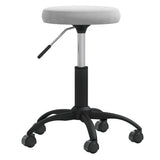 Vidaxl Massage Stool Velvet Light Gray