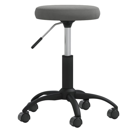 Vidaxl Massage Accol Velvet mørkegrå