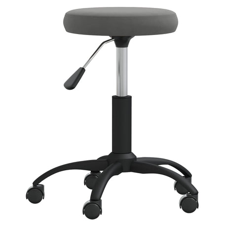Vidaxl Massage Accol Velvet mørkegrå