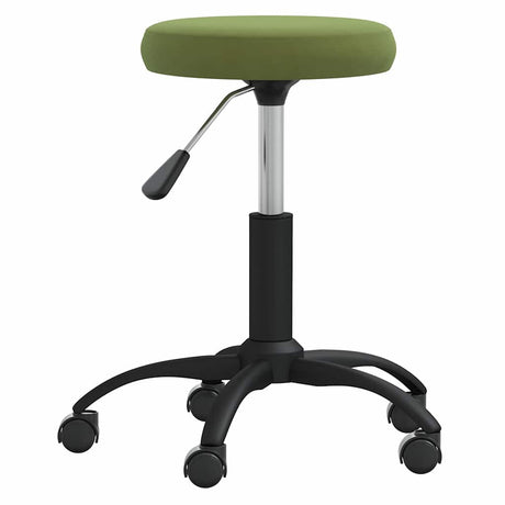 VidaXL massage skammel fløjl lysegrøn