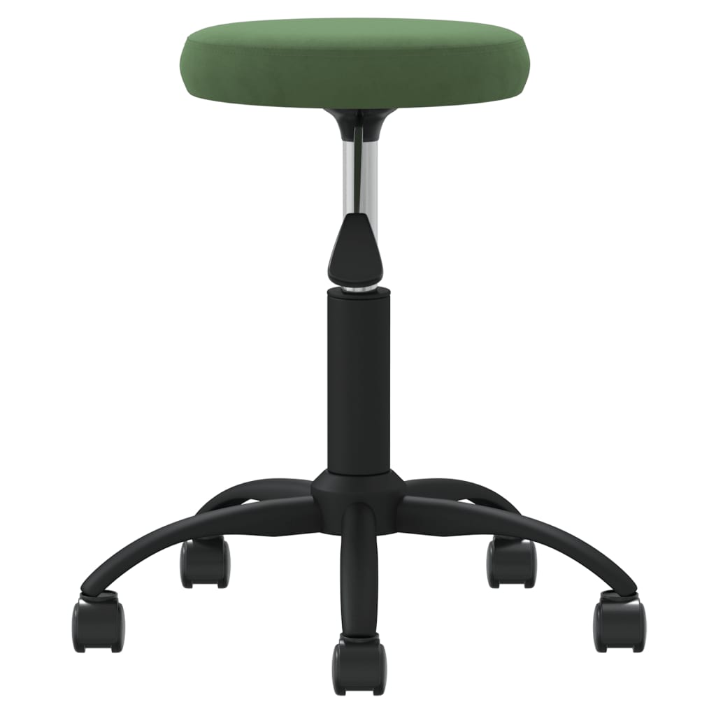 VidaXL massage skammel fløjl mørkegrøn