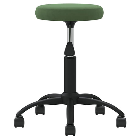 VidaXL massage skammel fløjl mørkegrøn