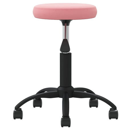 VidaXL massage skammel fløjl pink