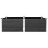 Vidaxl Planter hævet 200x100x54 cm HKC Gray