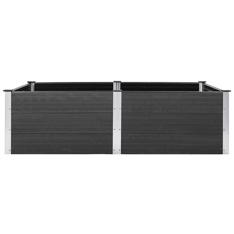 Vidaxl Planter hævet 200x100x54 cm HKC Gray