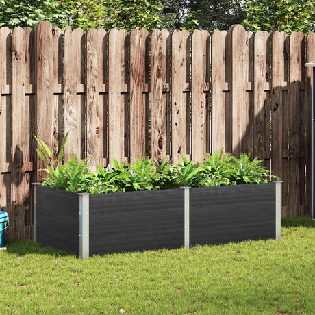 Vidaxl Planter hævet 200x100x54 cm HKC Gray