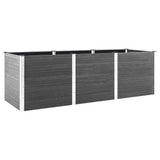 Vidaxl Planter hævede 300x50x91 cm HKC Gray