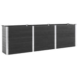 Vidaxl Planning Box hævet 300x100x91 cm HKC Gray