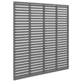 Vidaxl Lamellenhek 180x180 cm HKC Gray