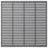 Vidaxl Lamellenhek 180x180 cm HKC Gray