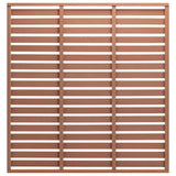 Vidaxxl hegnspanel 180x180 cm hkc brun