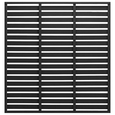 Vidaxl hegnpanel 180x180 cm HKC sort