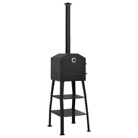 Vidaxl Pizza Ovn Charcoal med 2 brandforseglinger