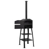 Vidaxl Pizza Ovn Charcoal med 2 brandforseglinger