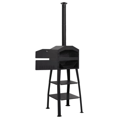 Vidaxl Pizza Ovn Charcoal med 2 brandforseglinger