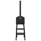 Vidaxl Pizza Ovn Charcoal med 2 brandforseglinger