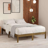 Vidaxl bedframe massief grenenhout honingbruin 200x200 cm