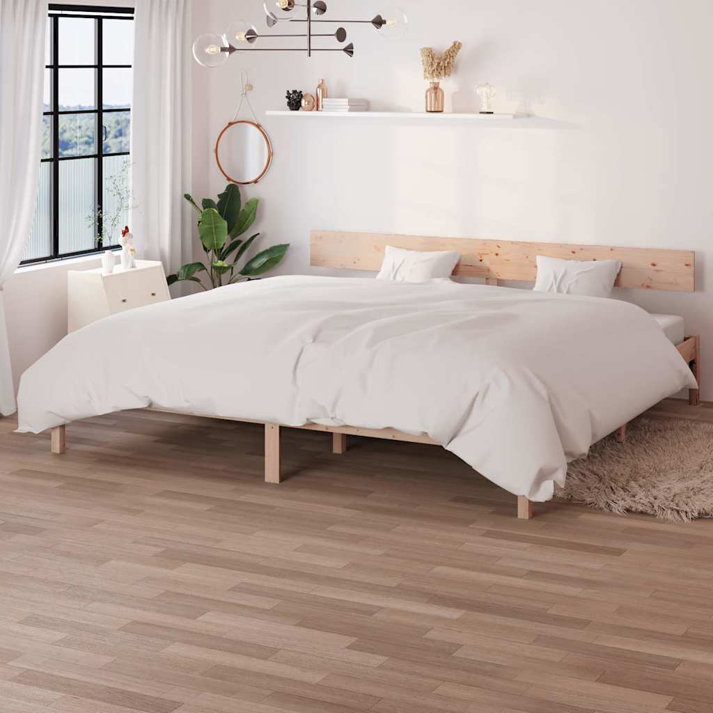 Vidaxl bedframe massief grenenhout 180x200 cm
