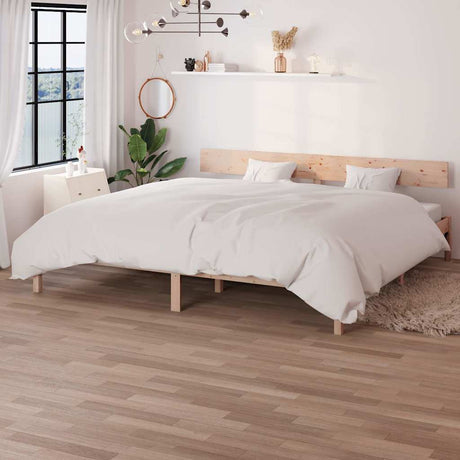 Vidaxl bedframe zonder matras massief hout 200x200 cm