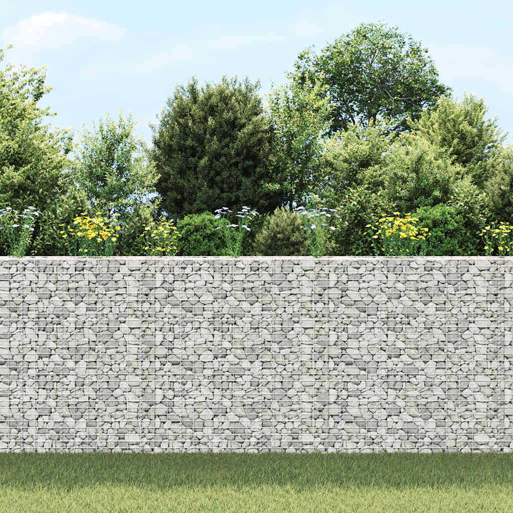 Vidaxl Schanskorf Planters 3. hævet 30x30x150 cm jern