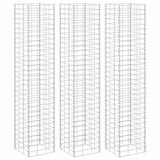 Vidaxl Schanskorf Planters 3. hævet 30x30x150 cm jern