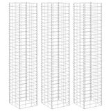 Vidaxl Schanskorf Planters 3. hævet 30x30x200 cm jern