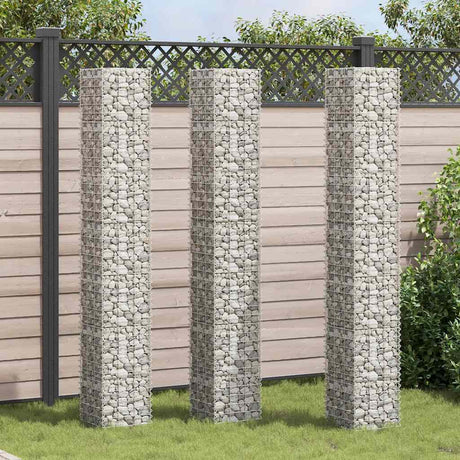 Vidaxl Schanskorf Planters 3. hævet 30x30x200 cm jern
