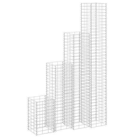 Vidaxl Schanskorf Planters 4 St 30x30x50 100 150 200 cm jern