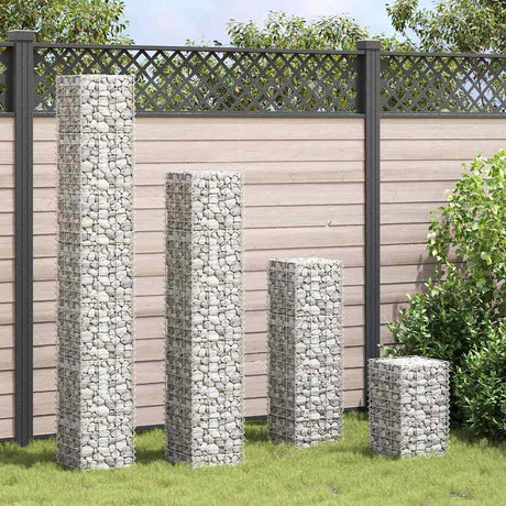 Vidaxl Schanskorf Planters 4 St 30x30x50 100 150 200 cm jern