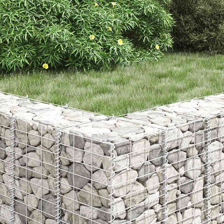 Vidaxl Schanskorf Planters 4 St 30x30x50 100 150 200 cm jern