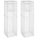 Vidaxl Schanskorf Posts 2 PCS 40x40x140 cm jern