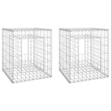 Vidaxl Schanskorf Posts 2 St 50x50x60 cm jern