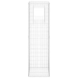 Vidaxl Schanskorf Pole 50x50x180 cm jern