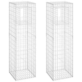 Vidaxl Schanskorf Posts 2 PCS 50x50x180 cm jern