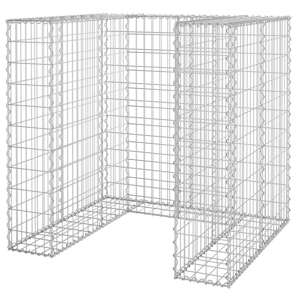 Vidaxl Schanskorf til container 110x100x110 cm galvaniseret stål