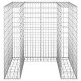 Vidaxl Schanskorf til container 110x100x110 cm galvaniseret stål