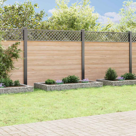 Vidaxx gabion planter hævet 200x100x20 cm galvaniseret stål