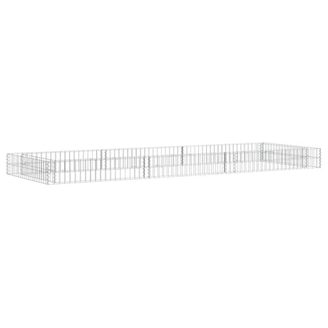 Vidaxl Gabion Planter Insented 300x100x20 cm galvaniseret stål