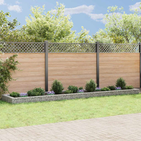 Vidaxl Gabion Planter hævet 500x100x20 cm galvaniseret stål