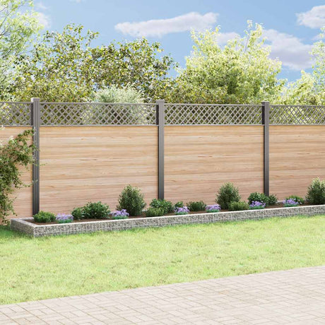 Vidaxl Gabion Planter hævet 800x100x20 cm galvaniseret stål