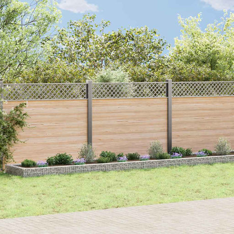 Vidaxx gabion planter hævet 1000x100x20 cm galvaniseret stål
