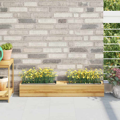 Vidaxl Flower Boxes til Euro Paller 12 St 36x13,5x9,5 cm pp grå