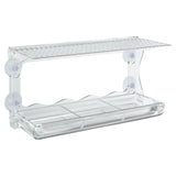 Vidaxl Bird Feed Bins til vindue 2 stk. 30x12x15 cm akryl